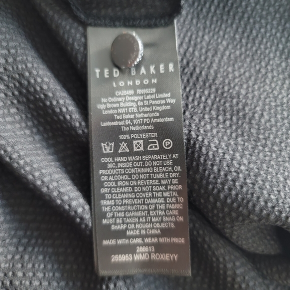 NEW Ted Baker Roxieyy Halterneck Midaxi Dress Black XS - Picture 13 of 13